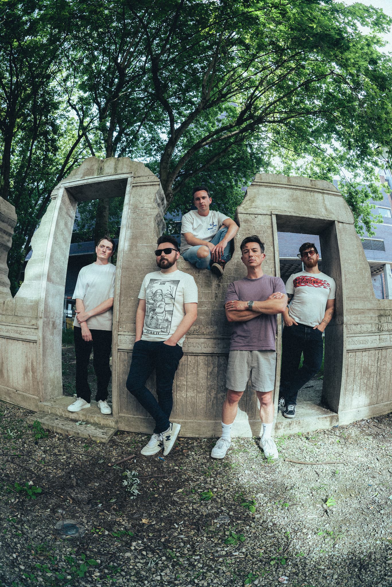 The five members of Echo Culture from a photoshoot